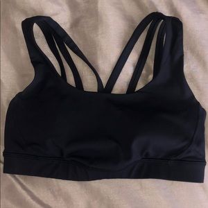 SOLD - Lululemon Energy Bra Black Size 6